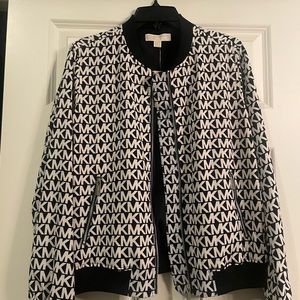 Michael Kors logo Bomber Jacket